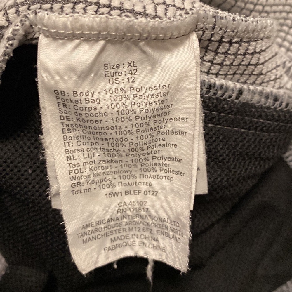 BENCH Grey Long Sleeves Athletic Jacket size US 12 - Picture 8 of 8